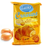 【国内闪送】意大利进口 娜可鲜奶油羊角包252g(42g*6) 早餐面包