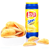 【国内闪送】墨西哥进口 乐事无限原味桶装薯片163g 休闲膨化食品
