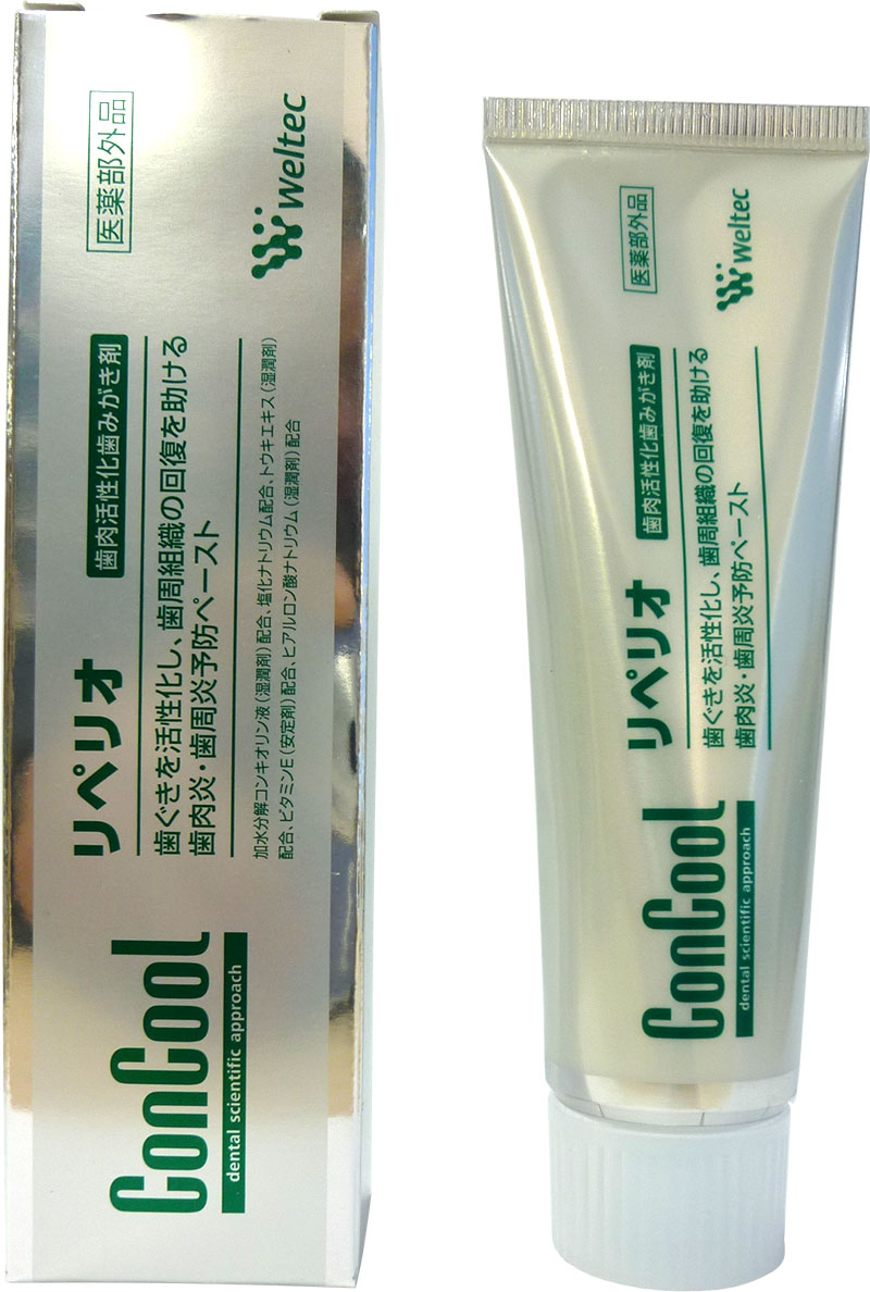 CONCOOL美白防蛀牙膏80g 防牙周病消炎去口臭日本产