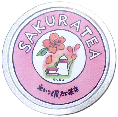 【日本直邮】樱花红茶罐装装50克