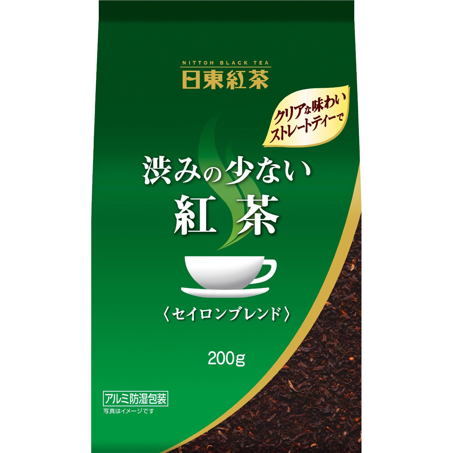 【日本直邮】日东红茶涩味少的红茶200克×4个