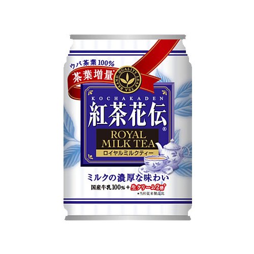 【日本直邮】红茶花传说皇家奶茶280毫升罐装×24书