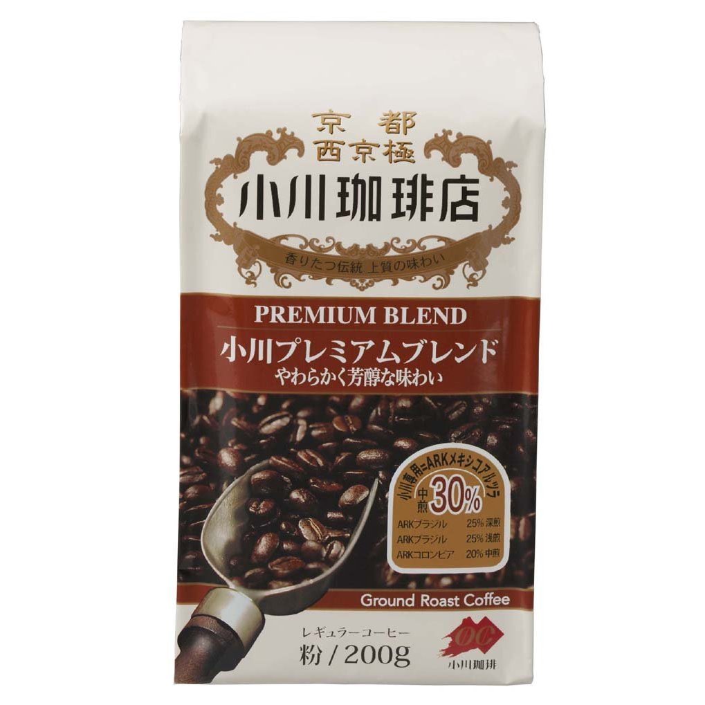 【日本直邮】京都小川咖啡店 正规混合咖啡粉特价 200g