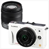 【促销】日本原装松下GF2W 白色双头套机 含14mm/F2.5、14-42mm/F3.5镜头 DMC-GF2 W-W-单反相机-相机-家电．相机