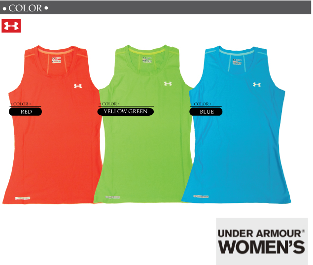 美国UNDER ARMOUR女士衬衫 "UA002"FITTED heatgear/ 抗热 凉爽