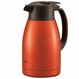 【送料無料】【新品】 象印 (ZOJIRUSHI) [SH-HA15-DB] ステンレスポット オレンジ 1.5L 保温・保冷対応 ラクラク開閉フタ【魔法瓶/ガラスマホービン/真空断熱/卓上ポット】【代引可！】