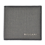 【日本直邮】宝格丽/BVLGARI ブルガリ 32581 CANVAS/BLK 对折式钱包