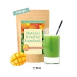 【日本直邮】Natural Healthy Standard Green Smoothie 矿物质叶酸青汁冰沙奶昔代餐粉 200g 芒果味