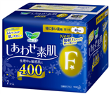 【跨境团】【花王出品，必属精品，轻盈零触感，让你忘记生理期】花王乐而雅夜用护翼型卫生巾400mm7片装