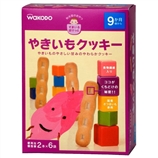 和光堂/WAKODO 9个月以上宝宝辅食红薯味磨牙棒 2条*6袋