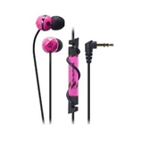【包邮】【中国现货】铁三角/AUDIO-TECHNICA 多面体入耳式耳机 ATH-CKF303 （PK） 粉色